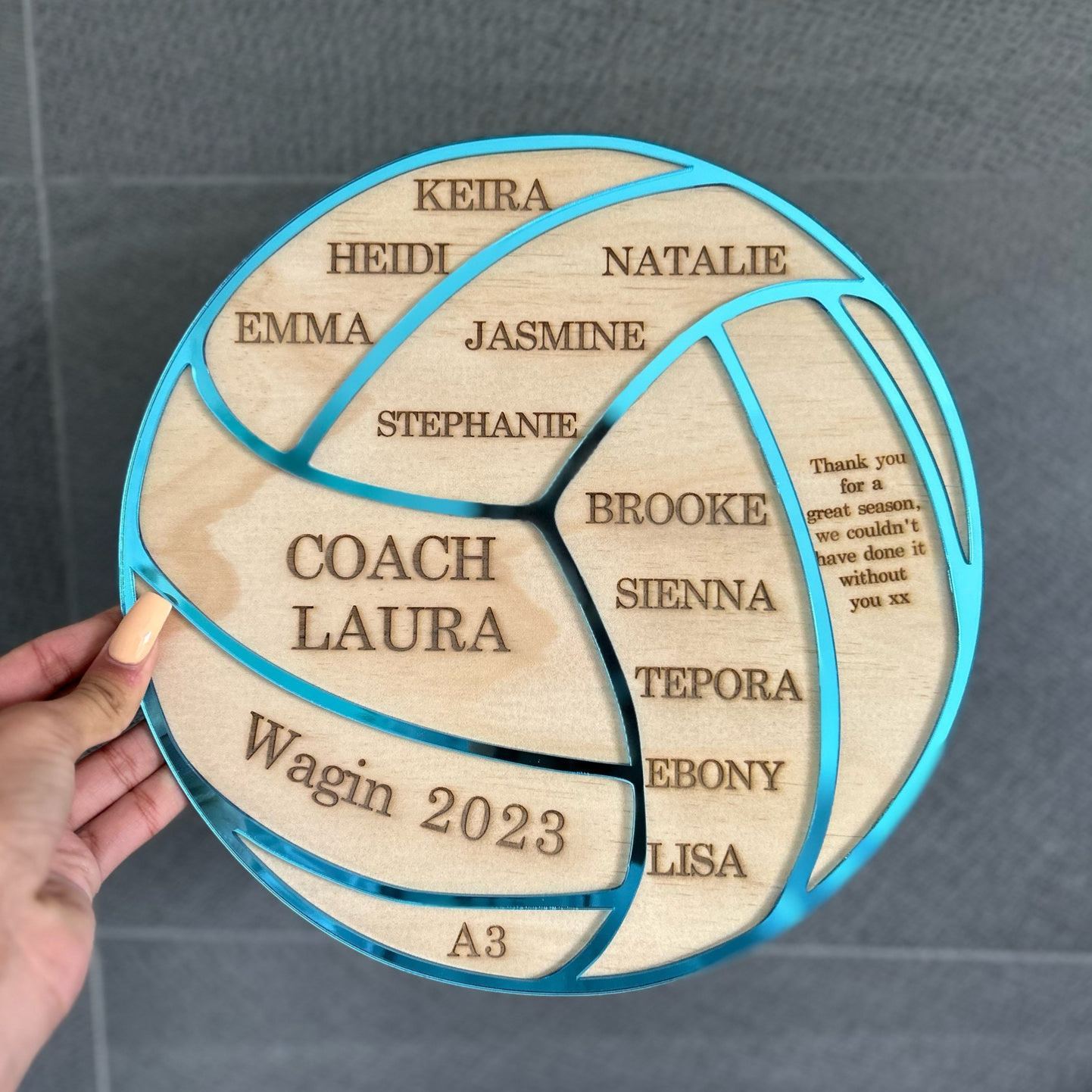 Personalized Thank You Plaque for Coaches Gifts
