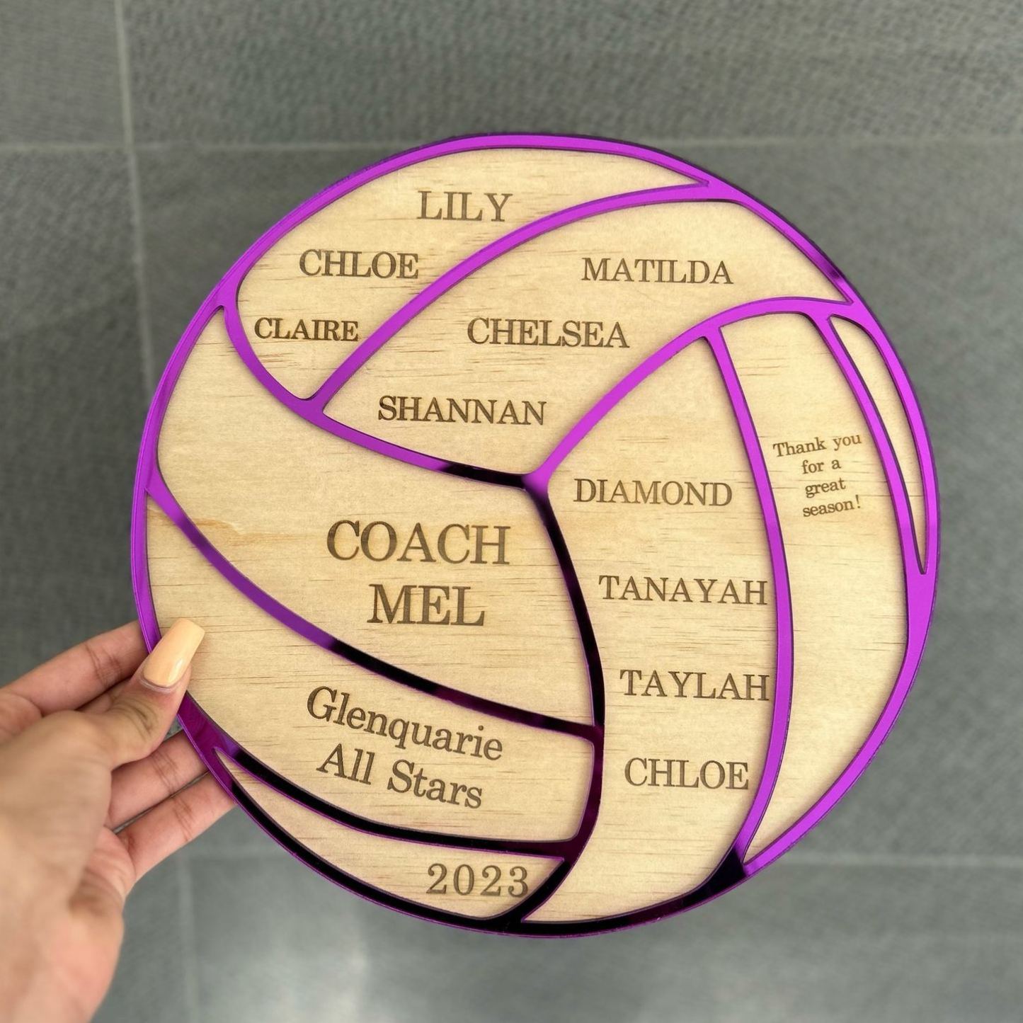 Personalized Thank You Plaque for Coaches Gifts