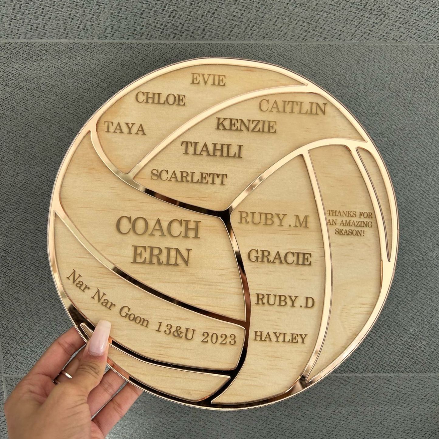 Personalized Thank You Plaque for Coaches Gifts