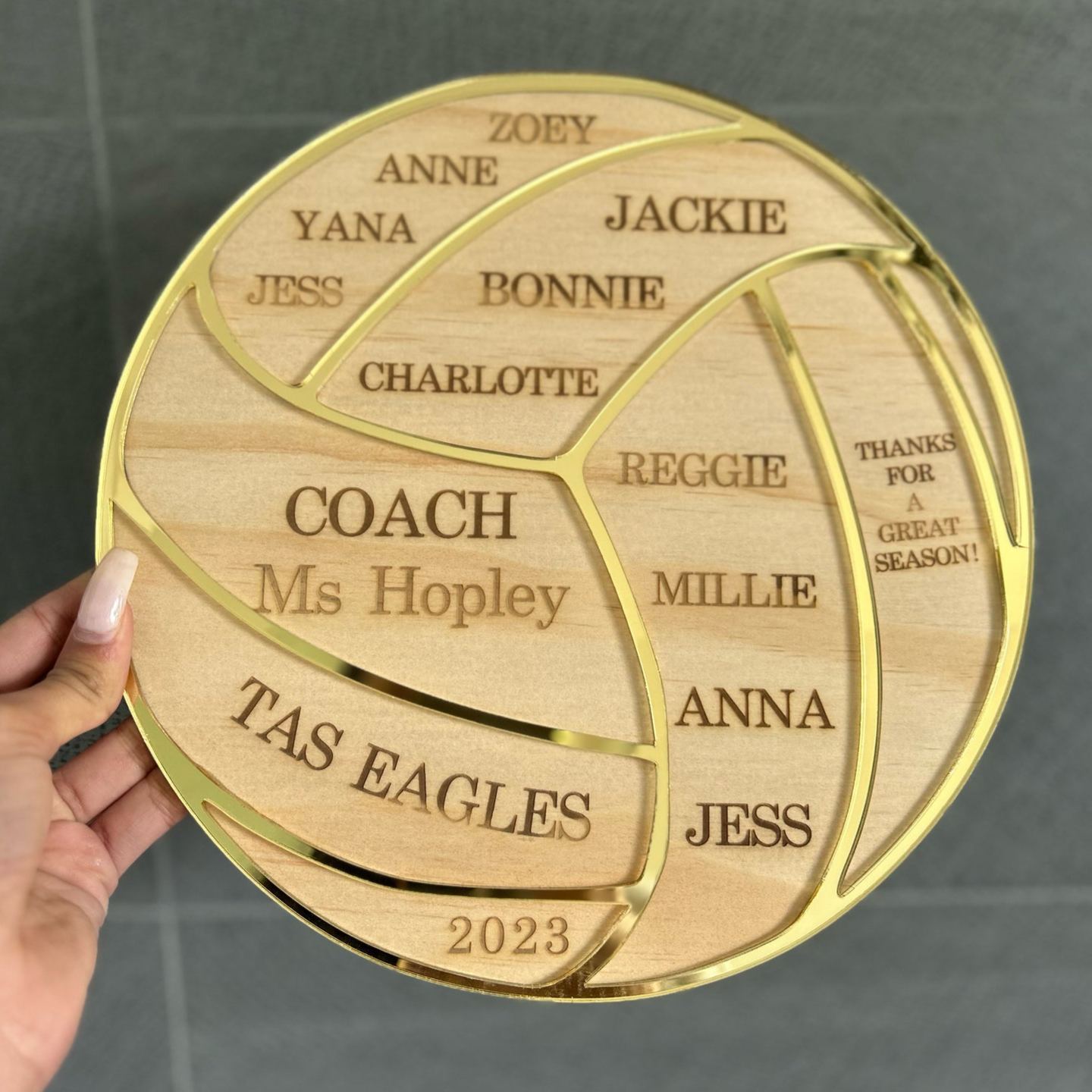 Personalized Thank You Plaque for Coaches Gifts