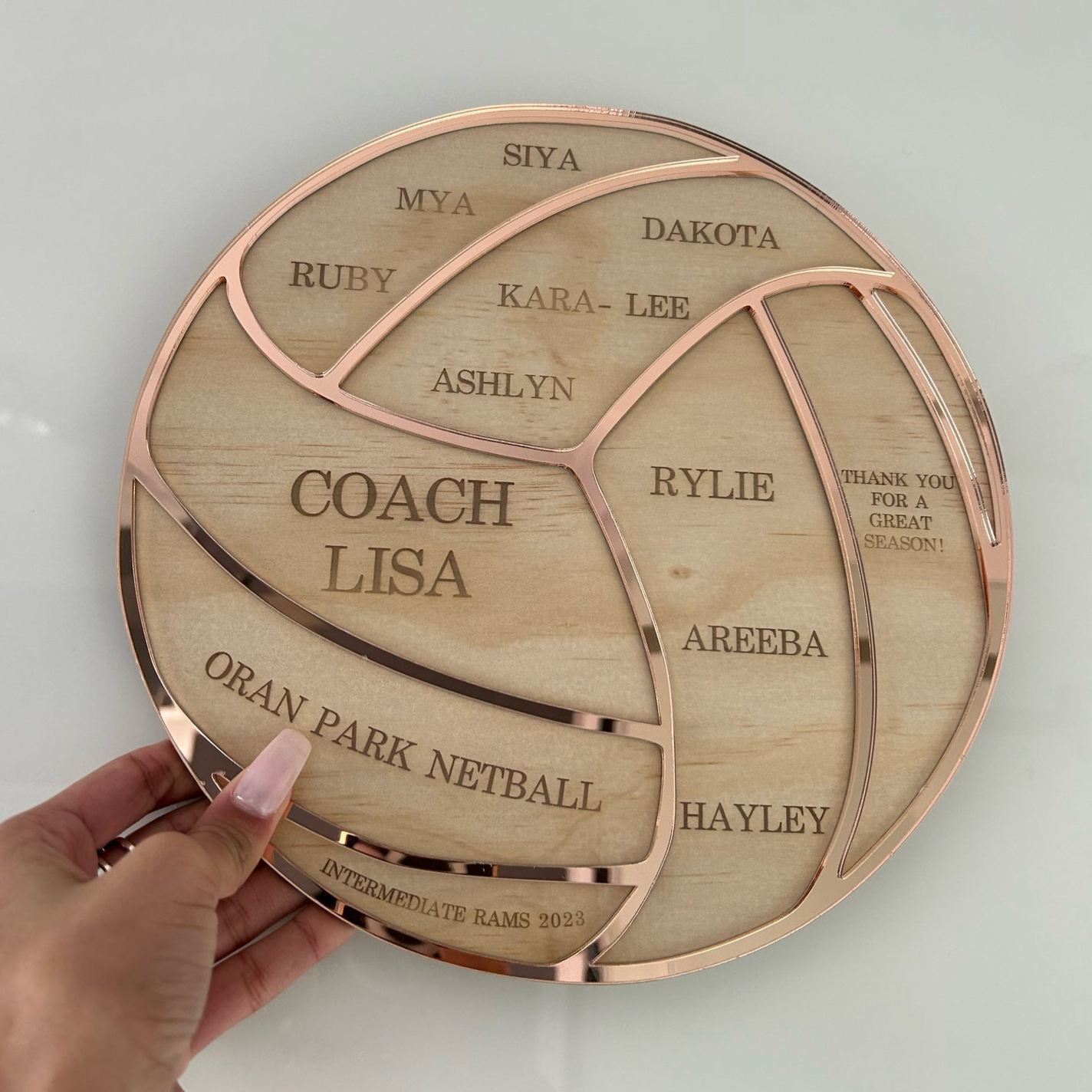 Personalized Thank You Plaque for Coaches Gifts