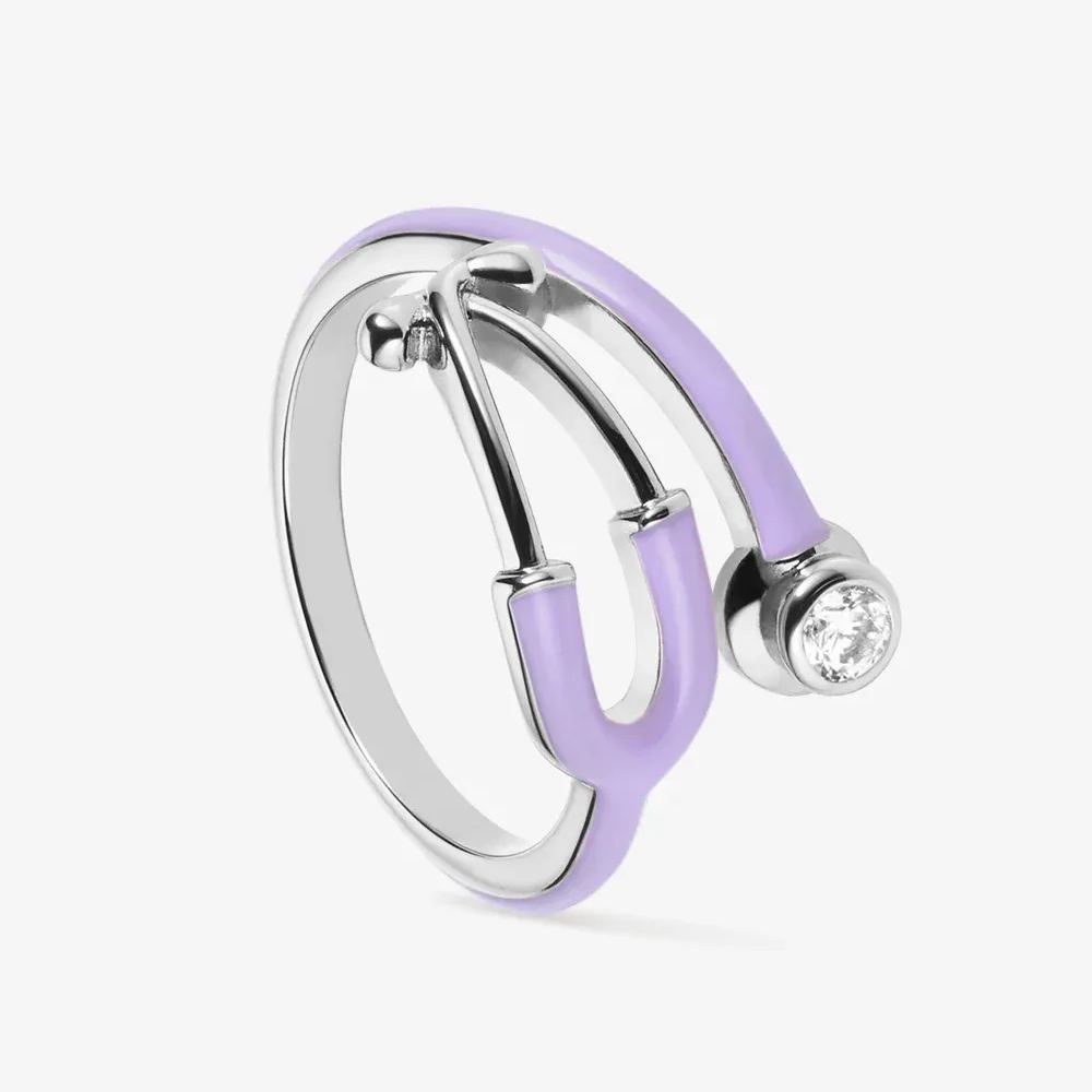 Adjustable Stethoscope Enamel Ring