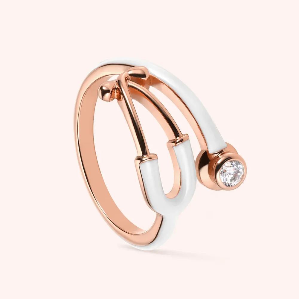 Adjustable Stethoscope Enamel Ring