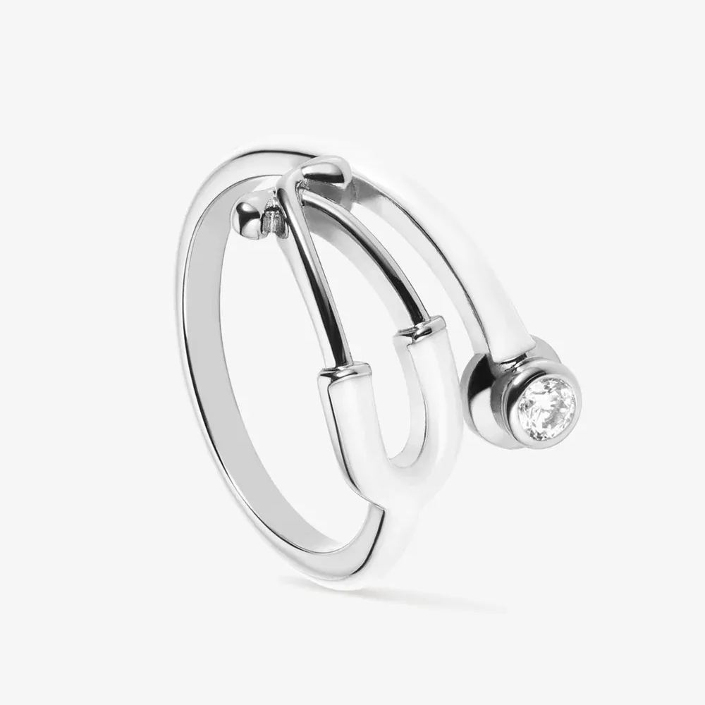 Adjustable Stethoscope Enamel Ring