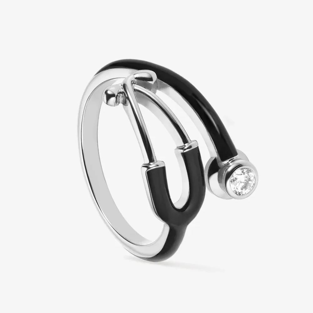 Adjustable Stethoscope Enamel Ring