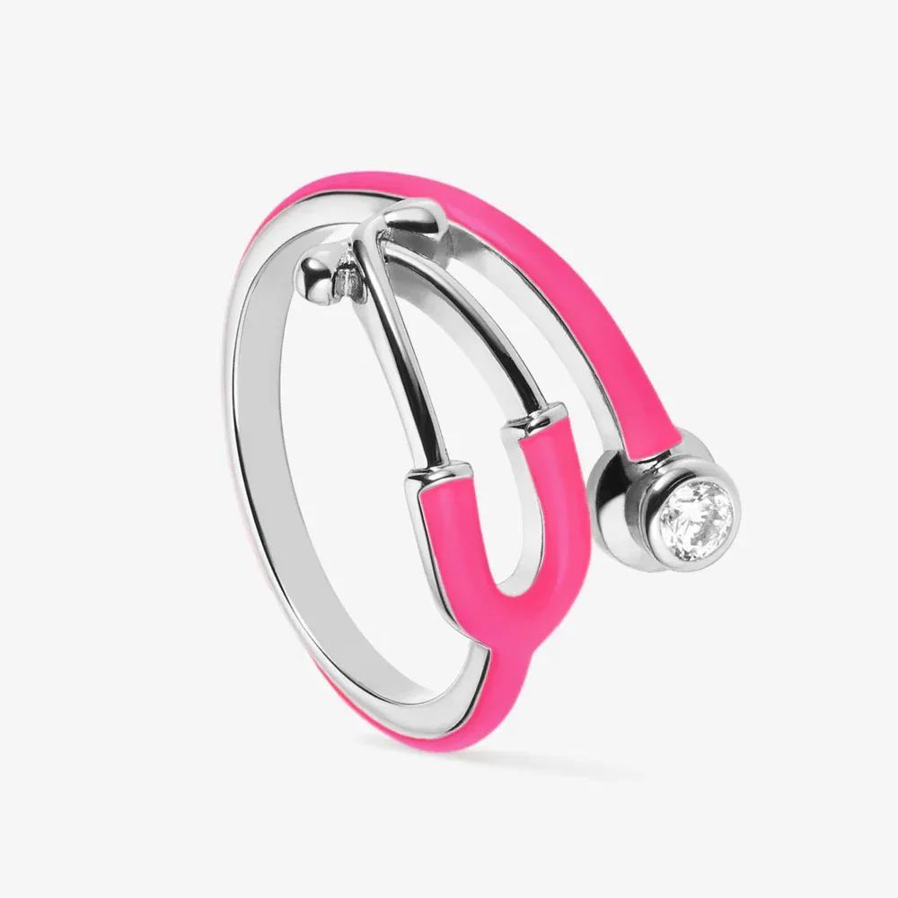 Adjustable Stethoscope Enamel Ring