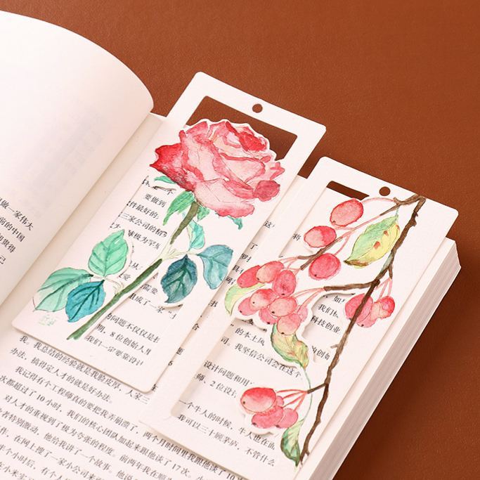 10 Sheets Watercolor Workbook Bookmarks with Free Paint Set Say Goodbye to Anxiety Awaken Your Artistic Talent