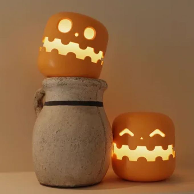 Pumpkin Night Light - Fun and Creative Gift, Ambiance Lamp Halloween Decoration Pumpkin Lantern for Halloween - soufeelus