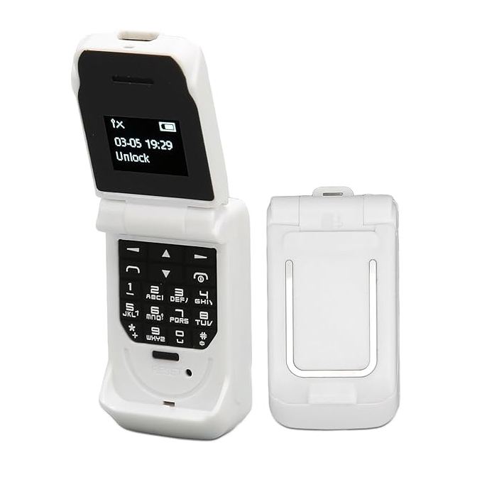 Unlocked Flip Phone for Seniors, 2G GSM Flip Phone with OLED Screen, 32MB 64MB ROM Cell Phone Easy to Use Clear Sound Fast Call One Time