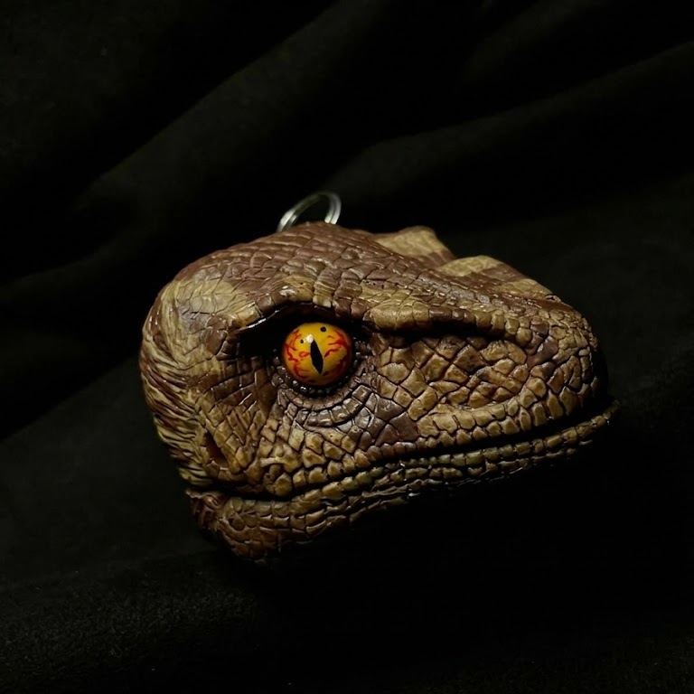 Dinosaur AirPods Case Funny Velociraptor T-Rex Head Silicone Case Cover 3D Open Mouth Dinosaur Earphone Protective Case with Keychain Compatible with AirPods Pro 1 2 3
