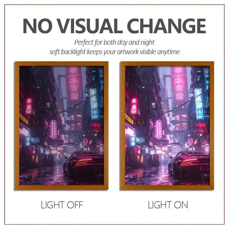 Custom Photo LED Light Painting Portrait Lights Night Light Anime & Art Gifts Photo Frames Wall Art
