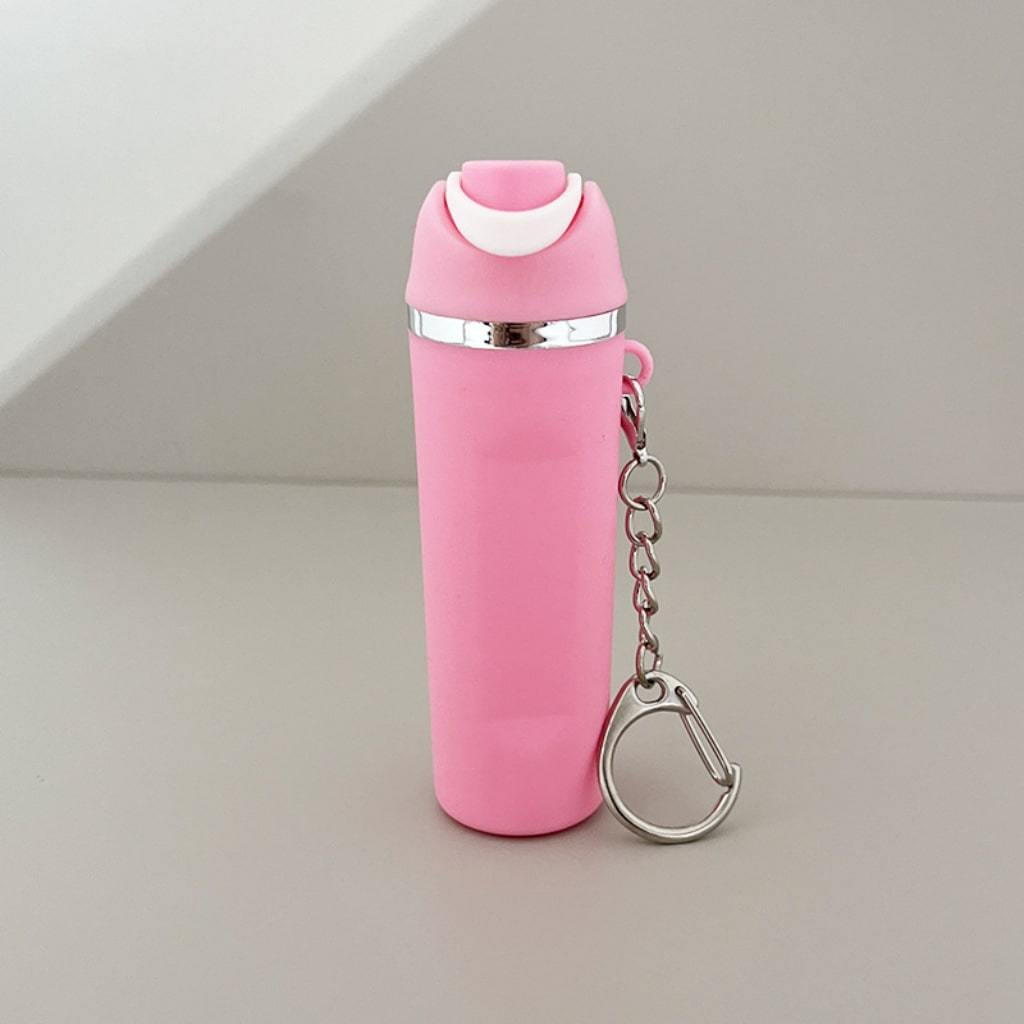 Solid Color Mini Tumbler Cup Keychains Can Be Stored Keychains