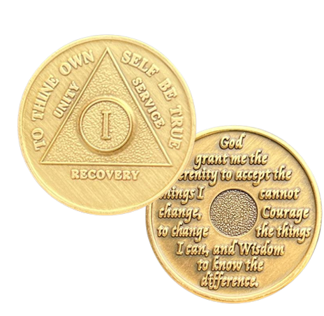 AA Recovery Coin AA Medallion