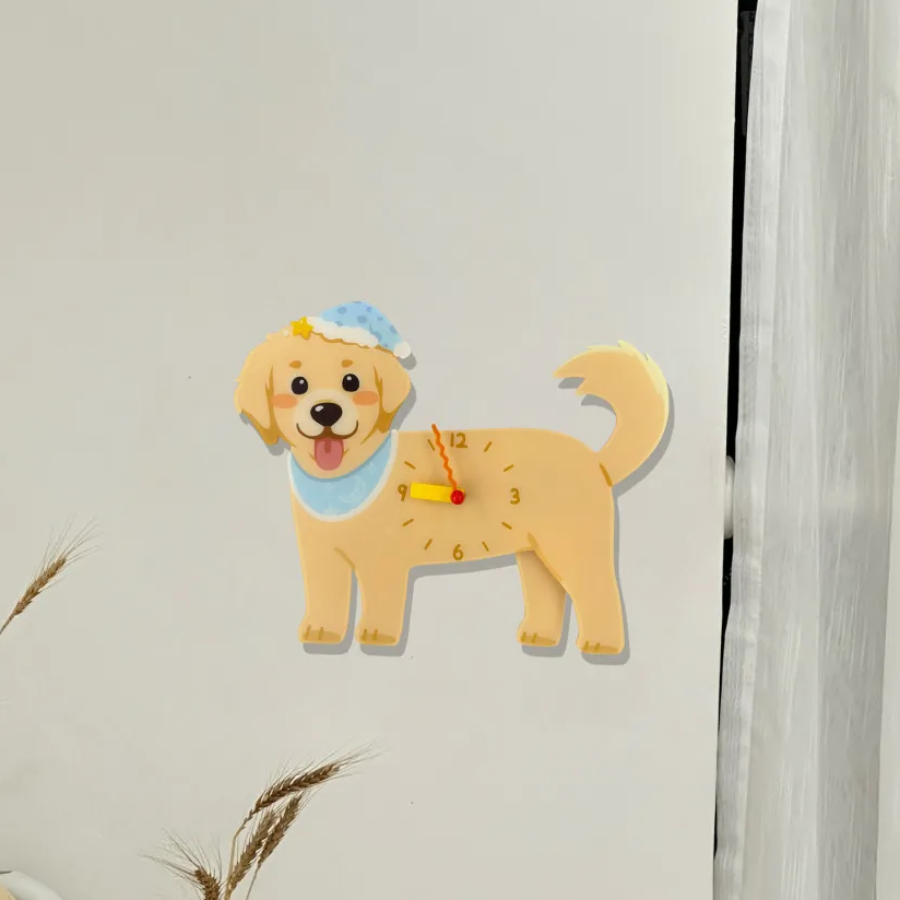 Personalized Pet Wall Clock Custom Wall Clock with Photo Unique Wall Art for Pet Lovers