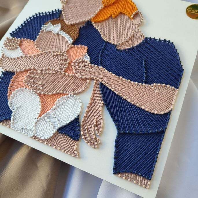 Photo String Art Frame with Filling