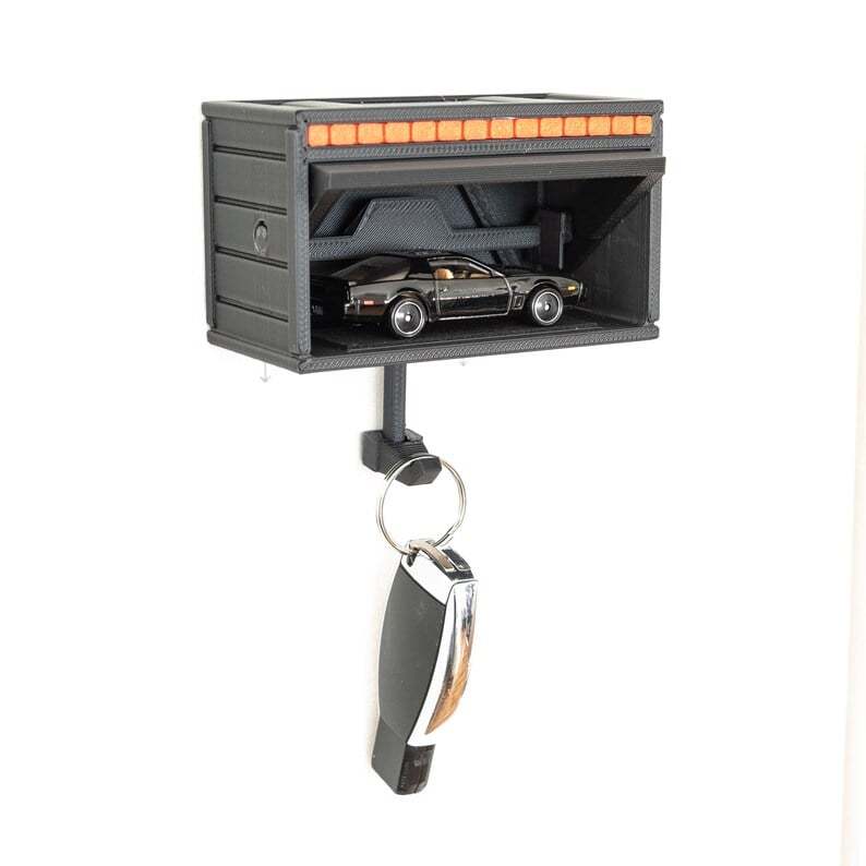 Car Garage Key Holder with Opening Door