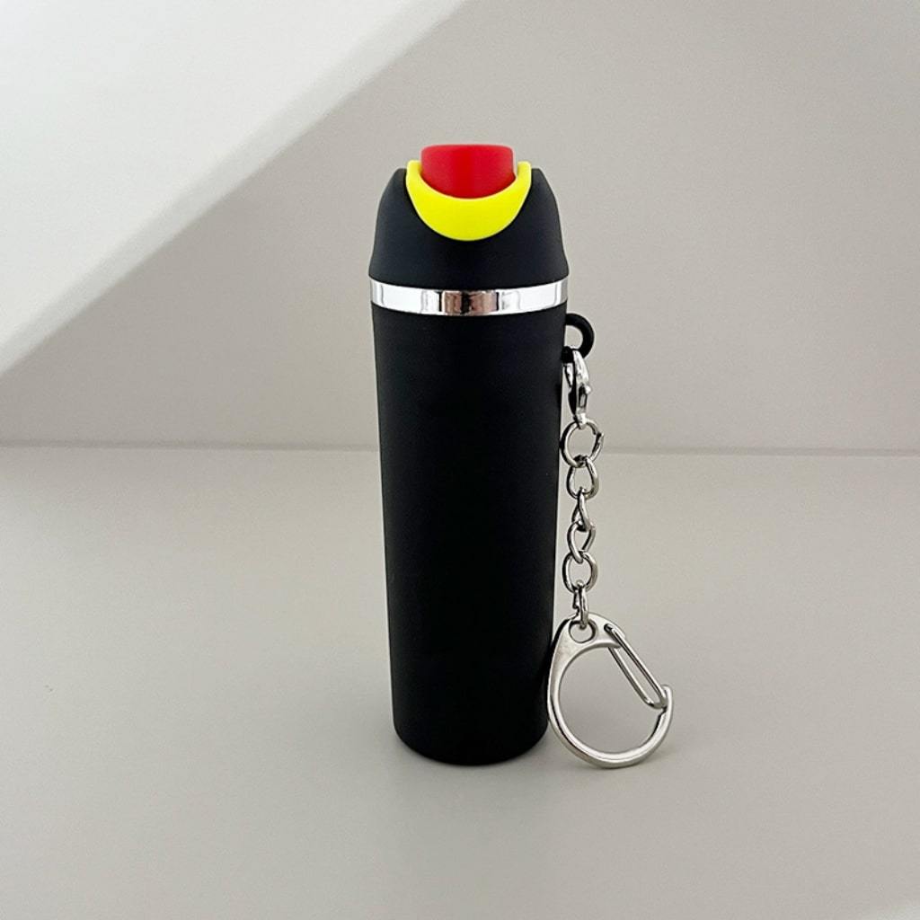 Solid Color Mini Tumbler Cup Keychains Can Be Stored Keychains