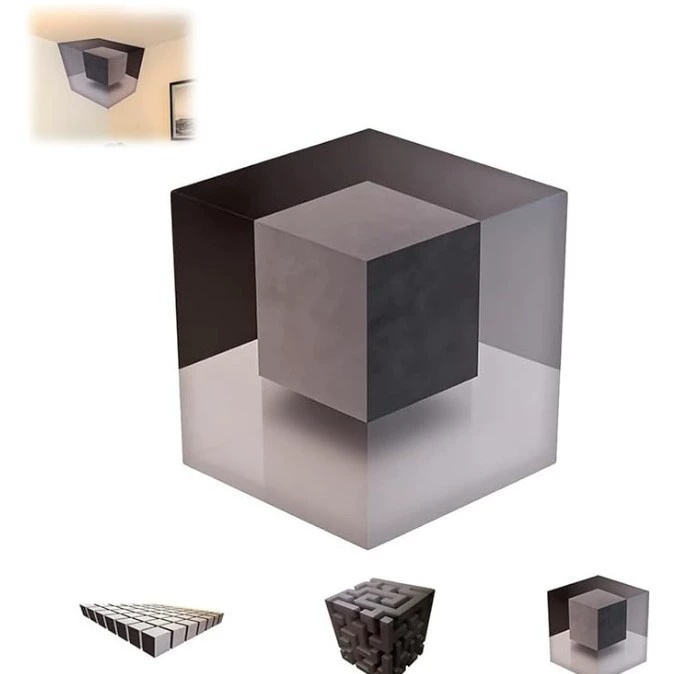 Wall Decorations That Reshape Reality Three-Dimensional Wall Decorations Creating Visual Illusions