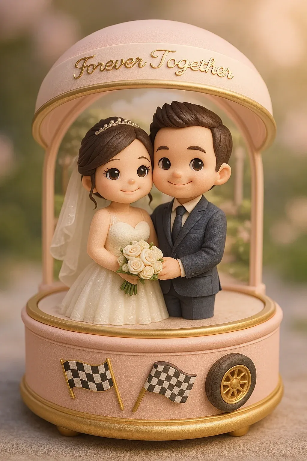 Custom Toy Figure 3D Mini Figures Music Box Personalization Photo Blind Box Gifts For Couple