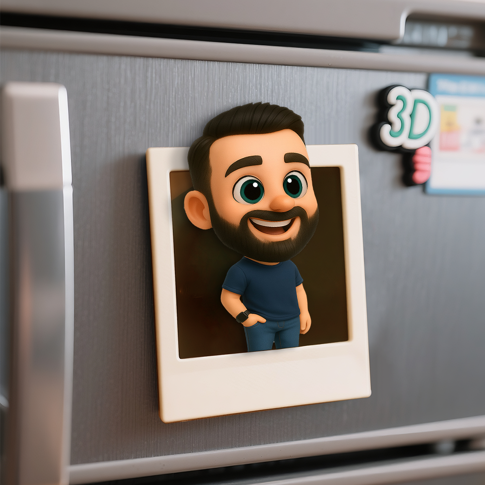 Personalized 3D Cartoon Character Magnet from Picture Custom Magnetic Decoration Gift Idea - soufeelus