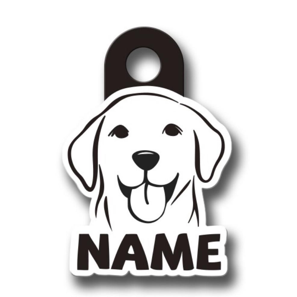 Custom Name Dog Tag with Personalized Outline Dog ID Tag Gift for Pet Lover