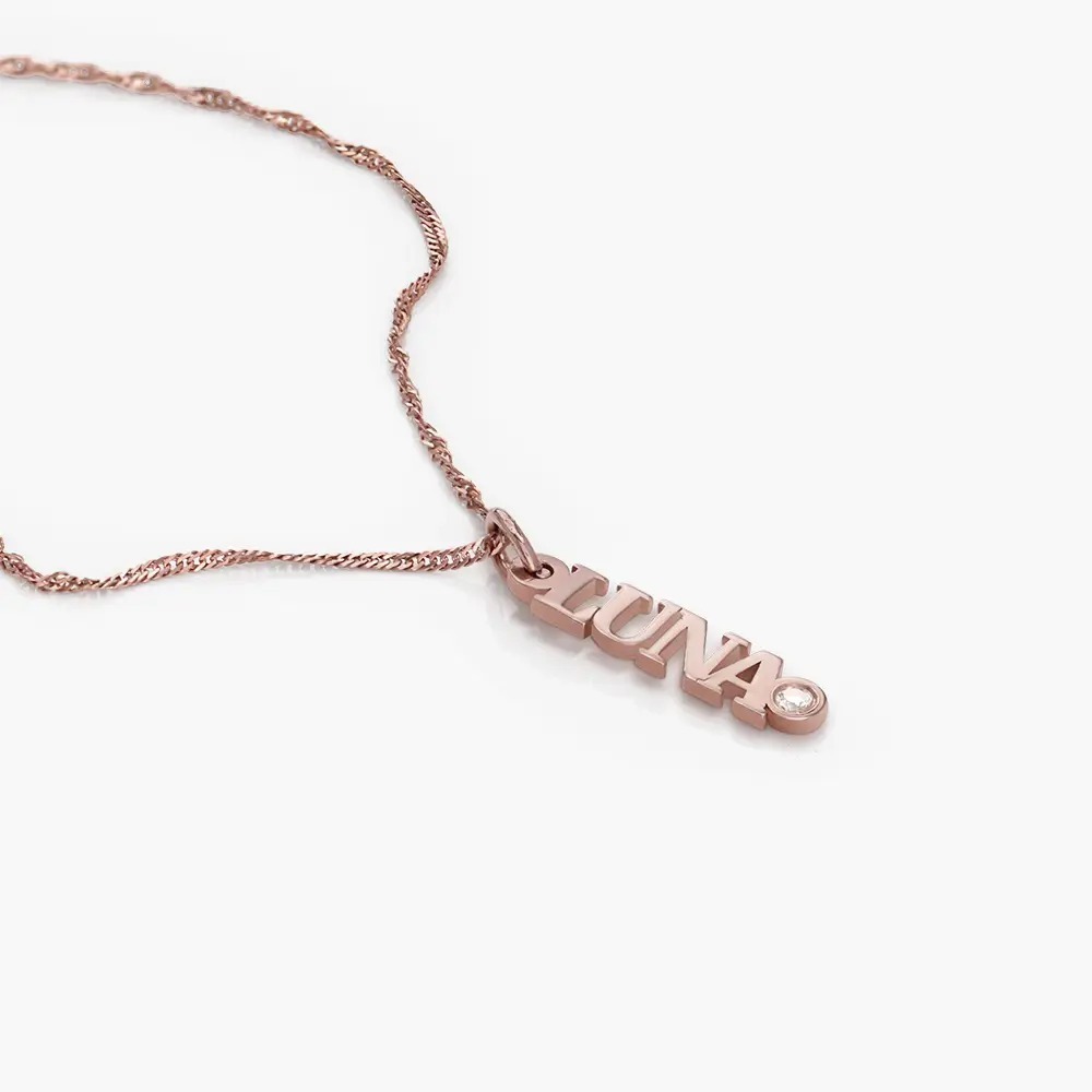Custom Chain Name Necklace Multi-name Necklace Diamond Name Necklace Gift For Her