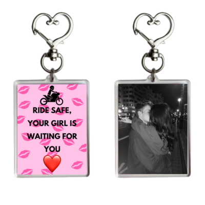 Personalized Keychain Custom Photo Keychain Anniversary Gift Gift For Drivers - soufeelus