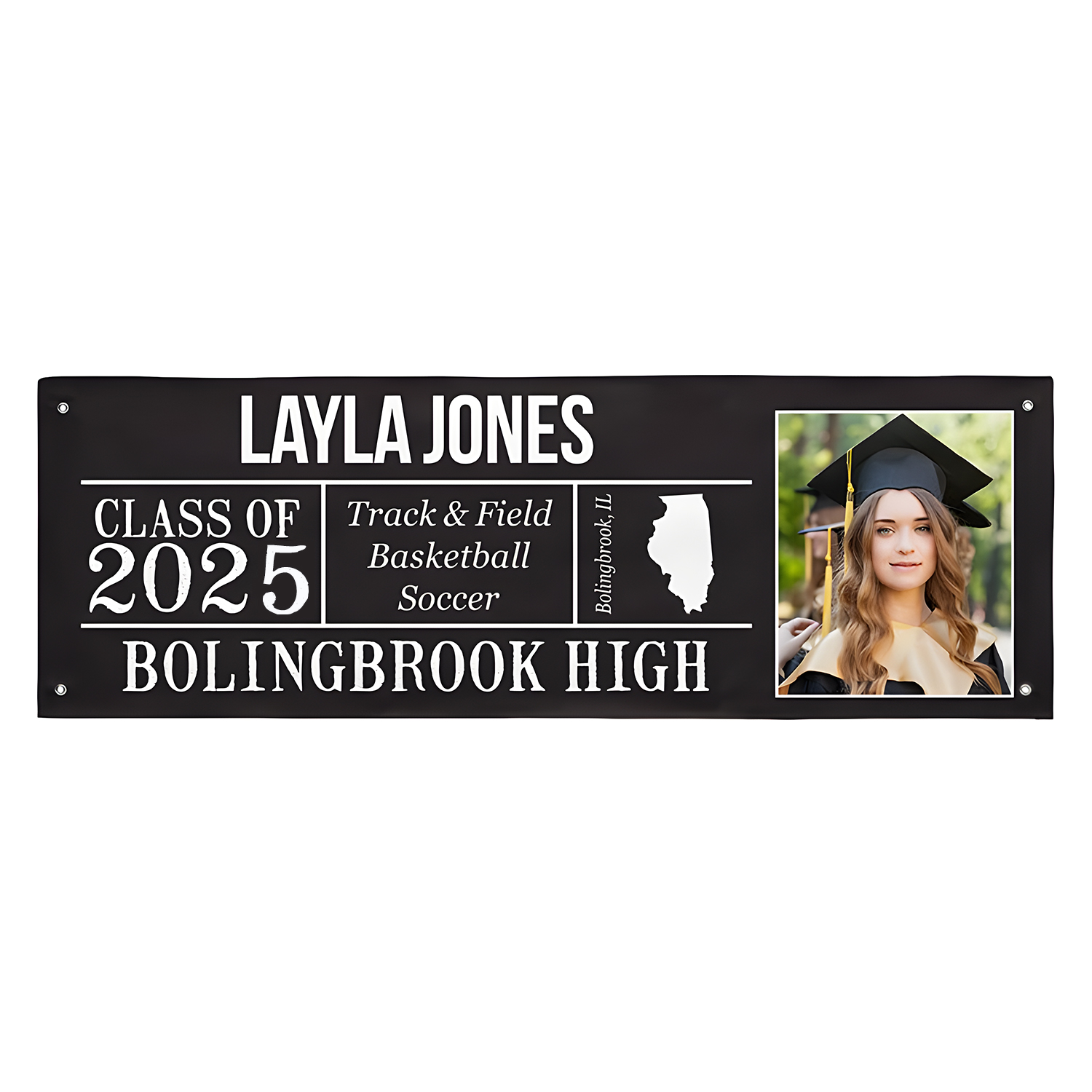 Customized Graduation Banner Photo Banner Celebrate Your Achievement in Style