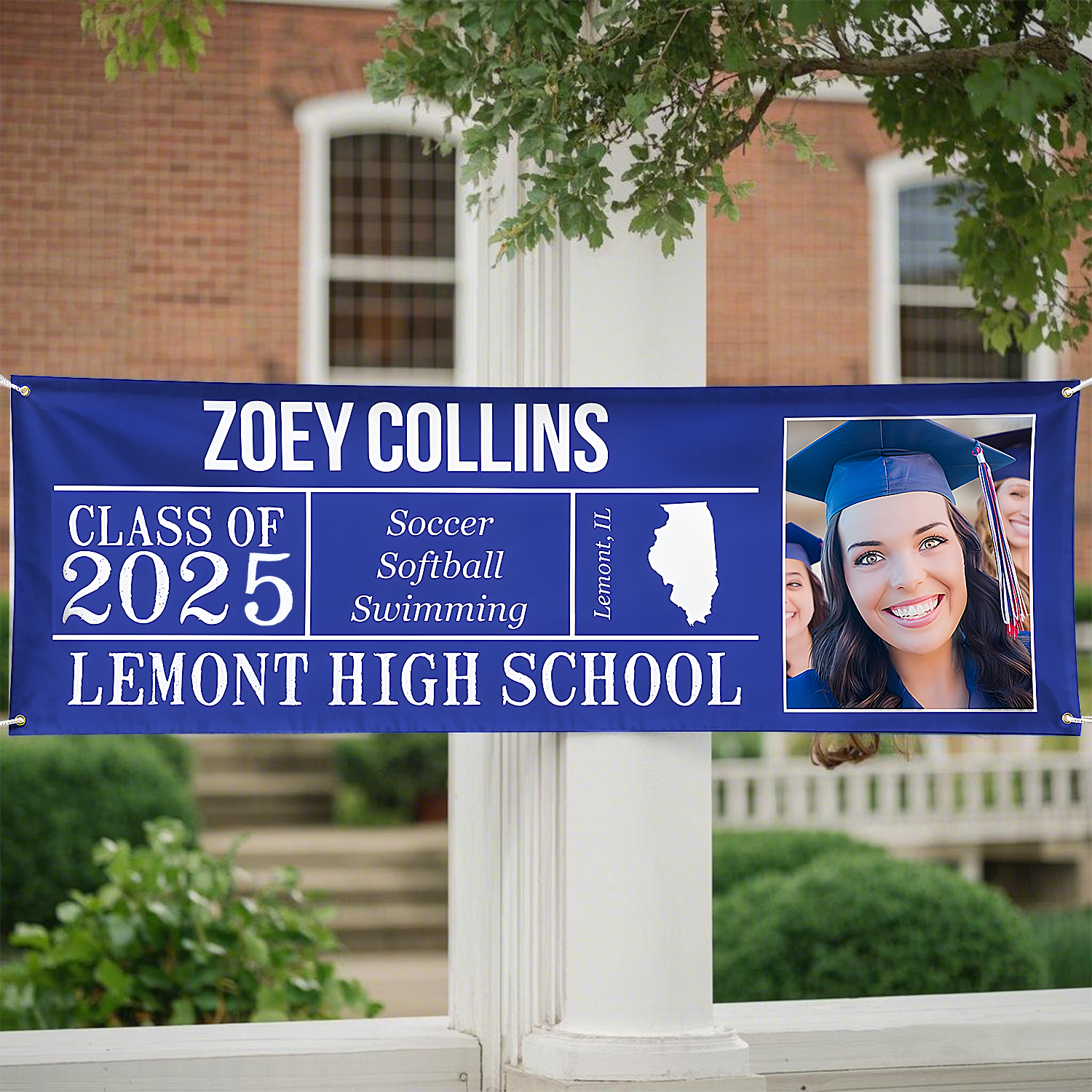 Customized Graduation Banner Photo Banner Celebrate Your Achievement in Style