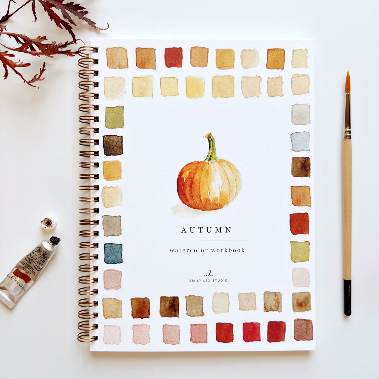 LAST DAY SALE 50% OFF - Watercolor Workbook Say Goodbye to Anxiety Awaken your artistic talent