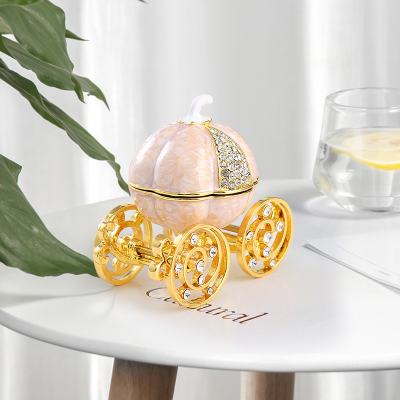 Enamel Ring Box, Mini Jewelry Storage Box for Proposals, Valentine’s Day Gifts & Home Decor, Trinket Holder