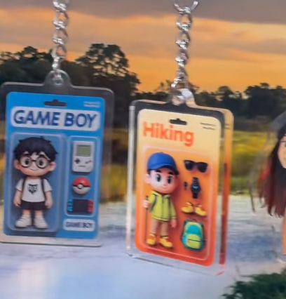 Custom 3D Action Figure Keychain From Your Photo Personalized Toy Figure Custom Action Figure Gifts For Him/Her