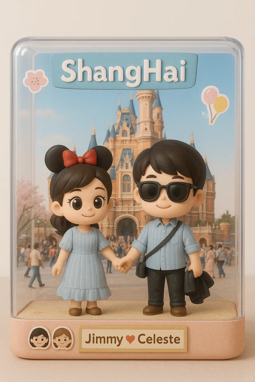 Custom Toy Figure 3D Personalization Photo Blind Box Gifts For Couple