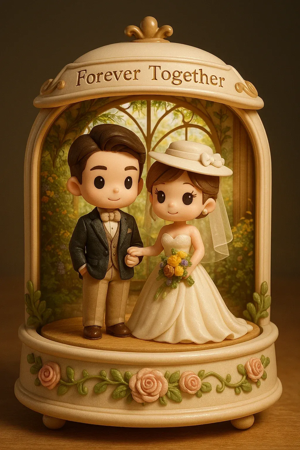Custom Toy Figure 3D Mini Figures Music Box Personalization Photo Blind Box Gifts For Couple
