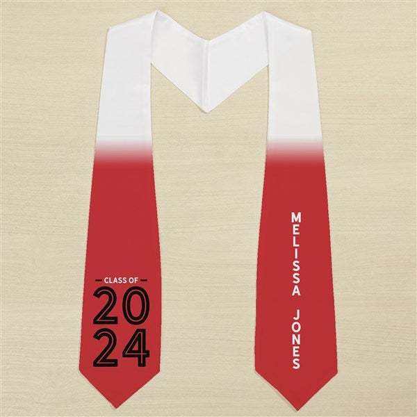 Graduating Class Of Personalized Graduation Stole Graduation Gifts For Him/Her