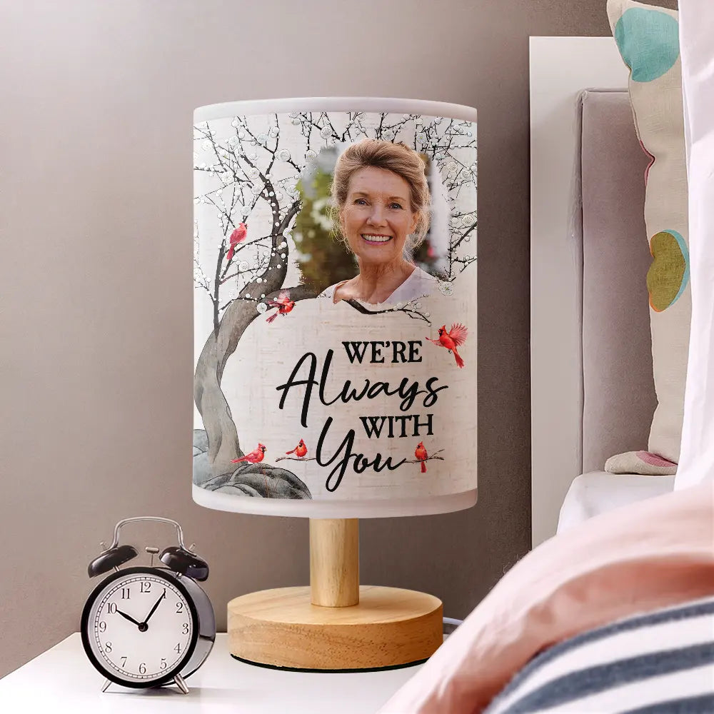 Custom Photo When You Miss Me Have No Fear Memorial - Personalized Fabric Lamp