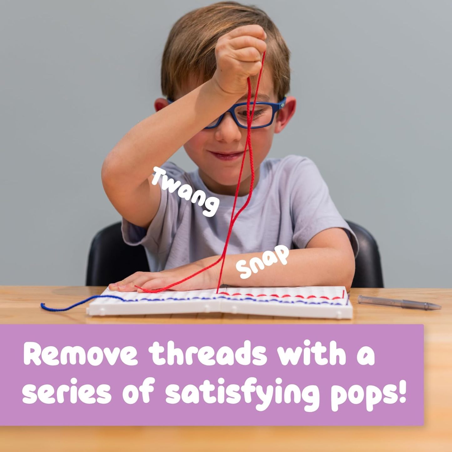 Sensory Threading Board Calm Down Threading Boards Toy Gift For Kids