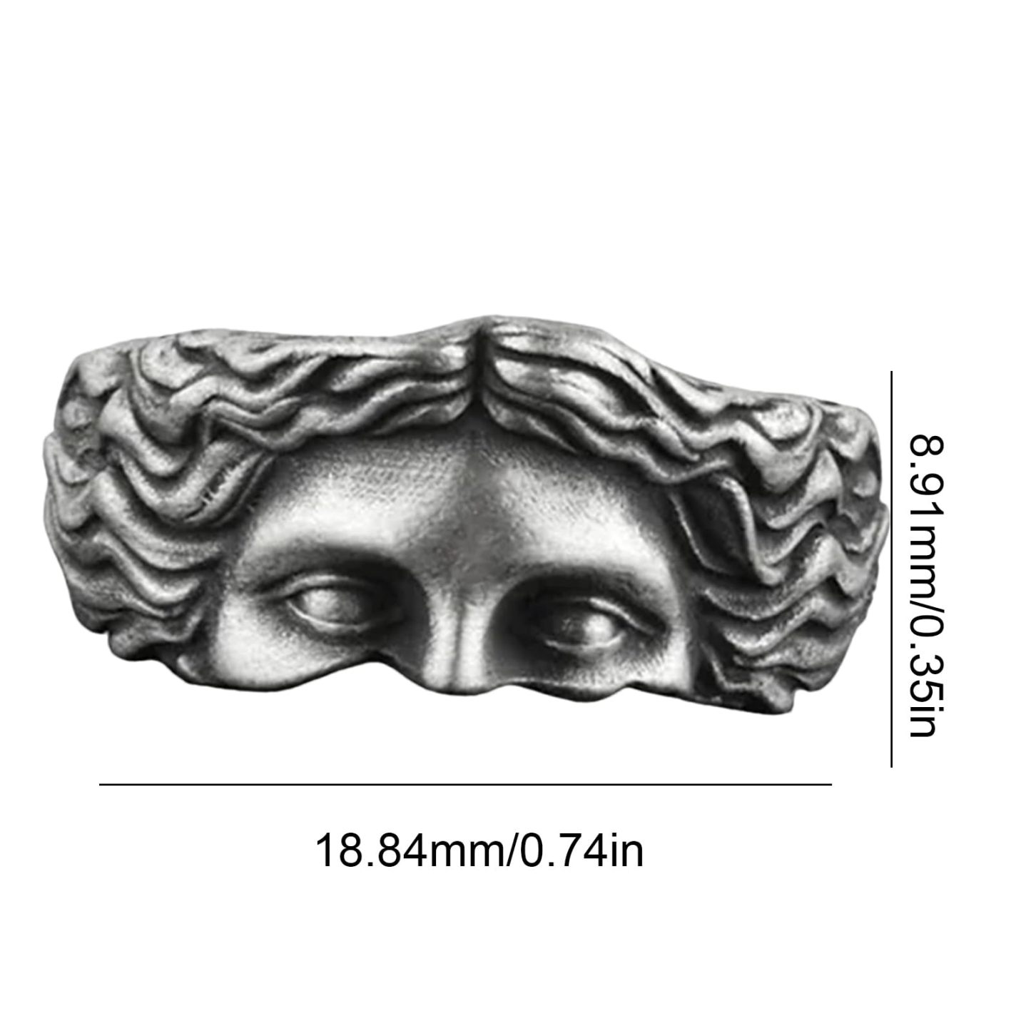 Venus Half Face Ring