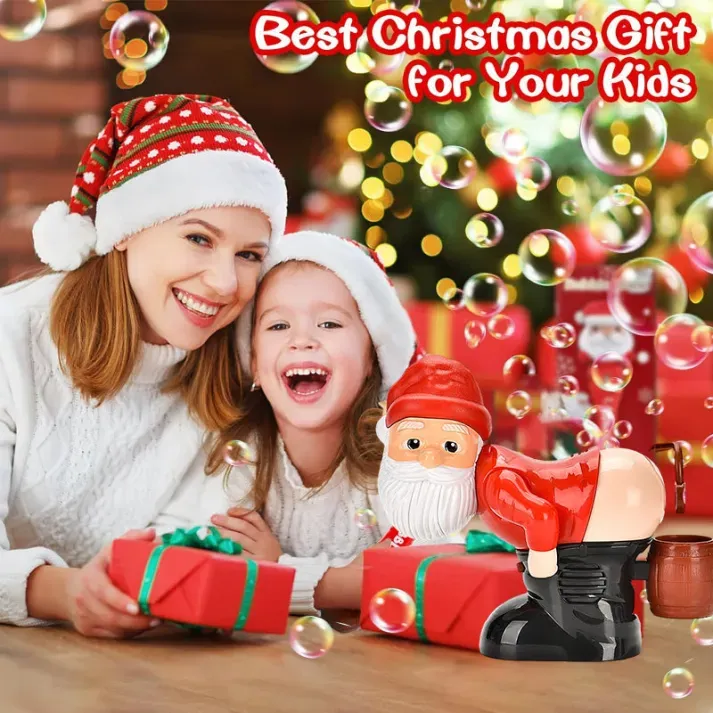 Xmas Sales - 50% OFFFunny Santa Bubble Blowing Machine