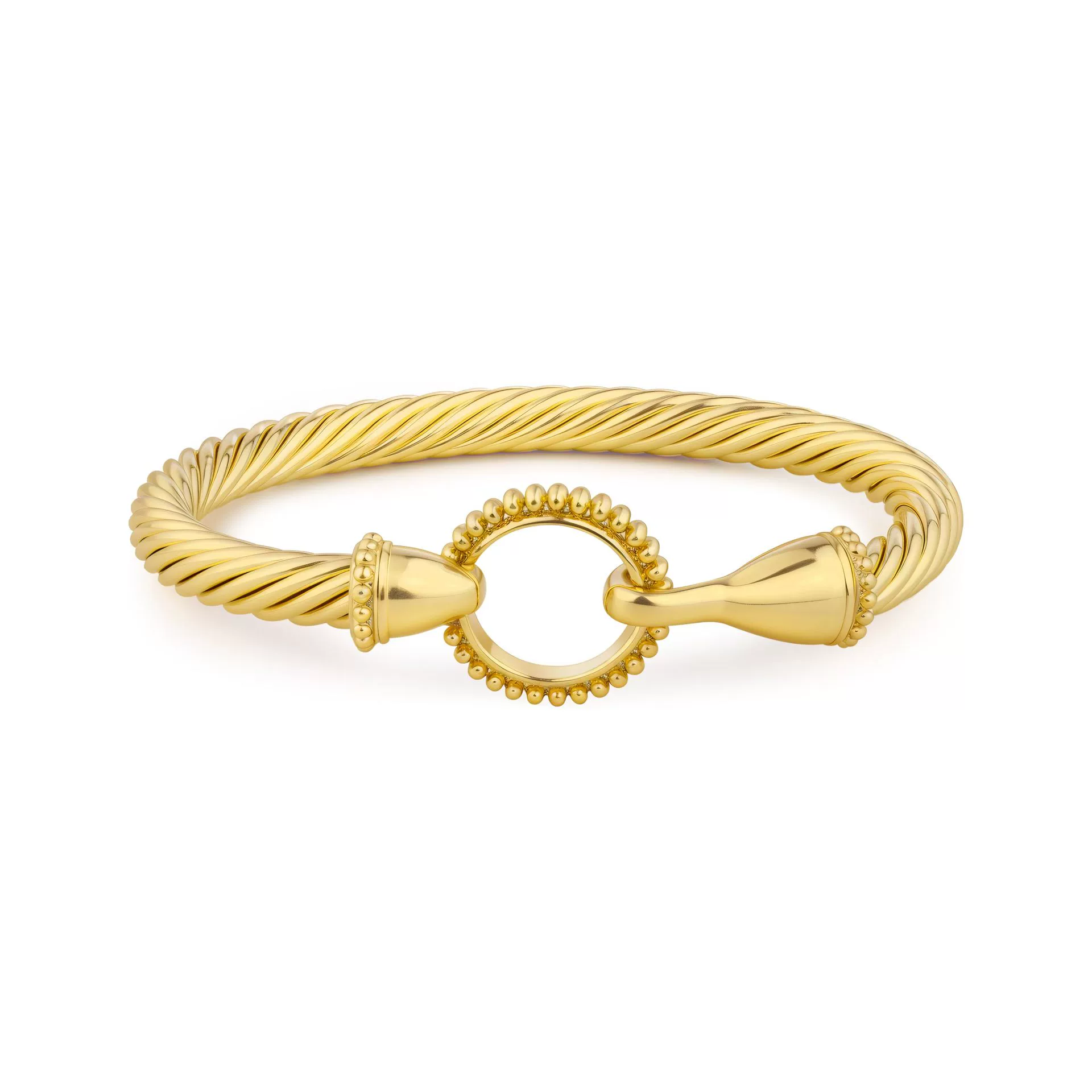 Women's Two-Tone Mixed Link Hip Hop Bracelet – Chunky Gold and Silver Textured Chain Best Gift for Her