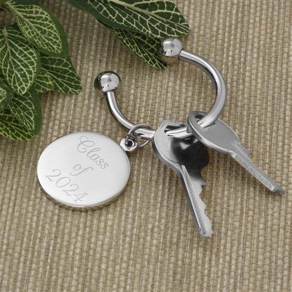 Graduation Personalized Keyring Engraving Text Keychain Graduation Gifts For Her/Him