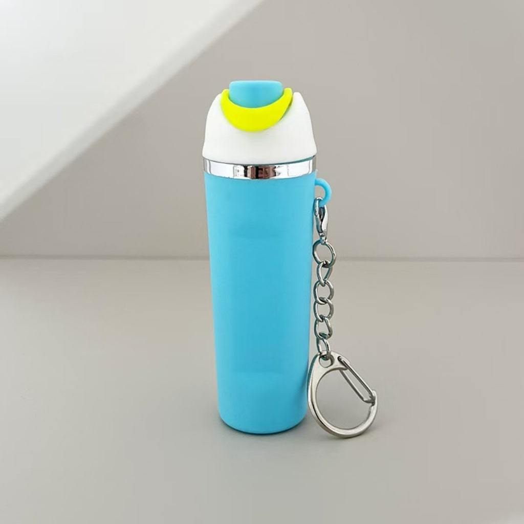 Solid Color Mini Tumbler Cup Keychains Can Be Stored Keychains