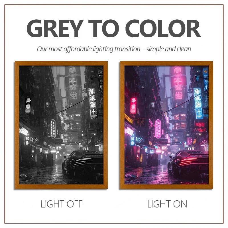 Custom Photo LED Light Painting Portrait Lights Night Light Anime & Art Gifts Photo Frames Wall Art