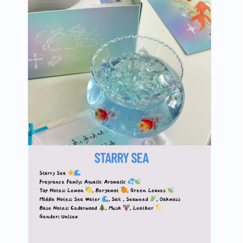 Goldfish Scented Candle Room Decoration Birthday Gift Anniversary Gift