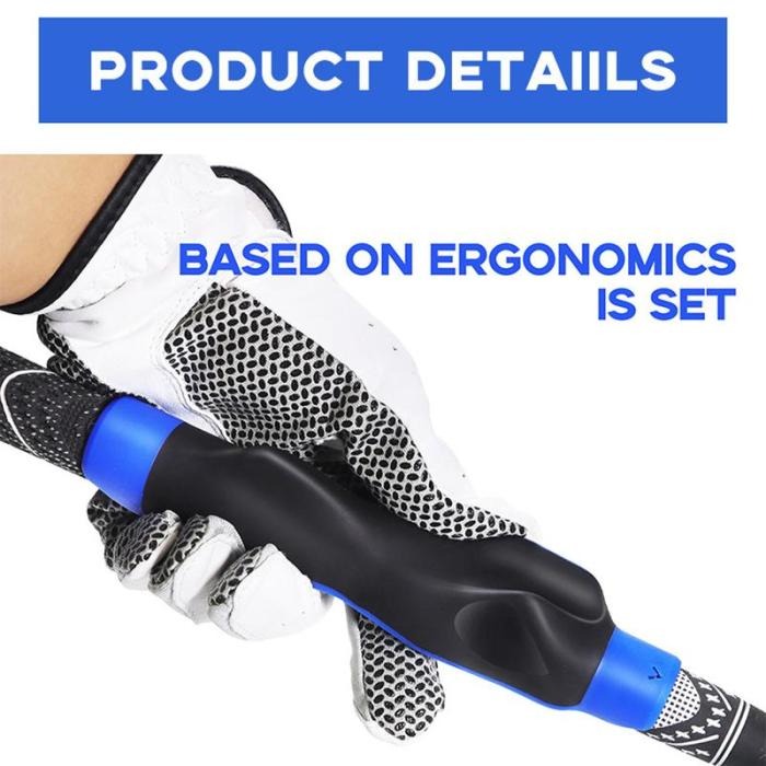 Golf Grip Trainer Fix Swing Grip Golf Grip Training Aids Fix Hand Position & Grasp Master Correct Grip Posture Golf Gifts - soufeelus