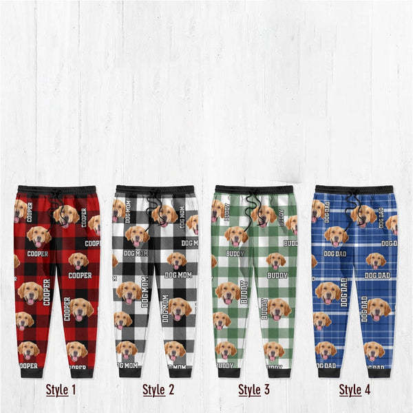 Custom Photo Name Dog Cat Men And Women's Sweatpants