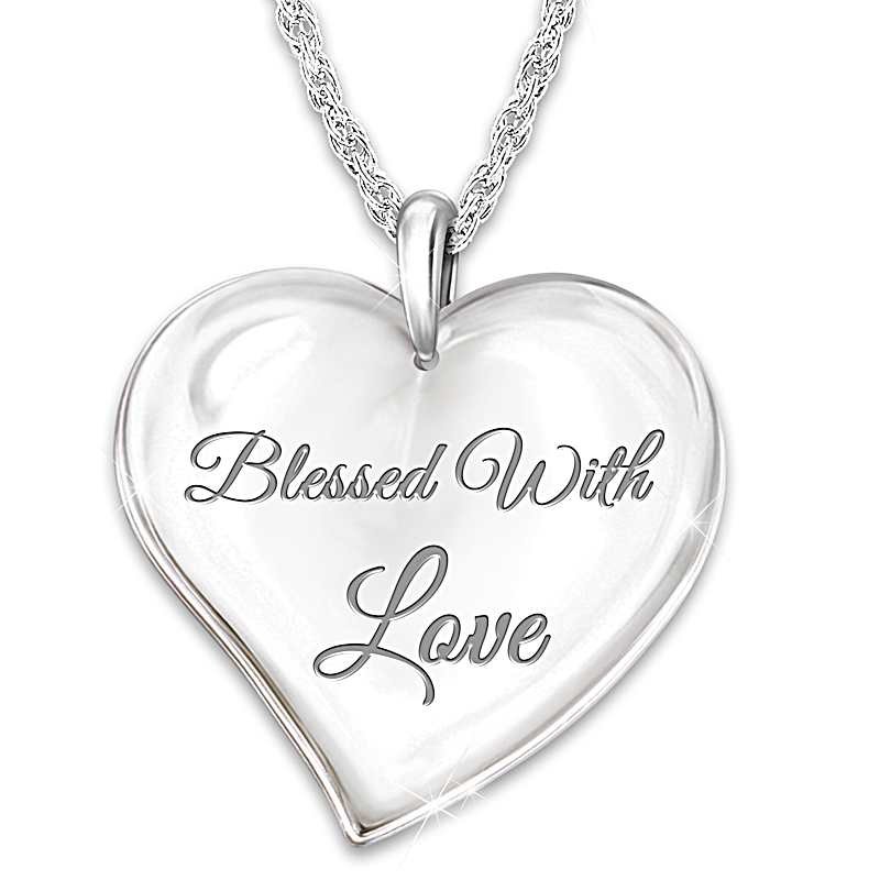 Engraved Pendant With Baby's Crystal Birthstone & A Diamond