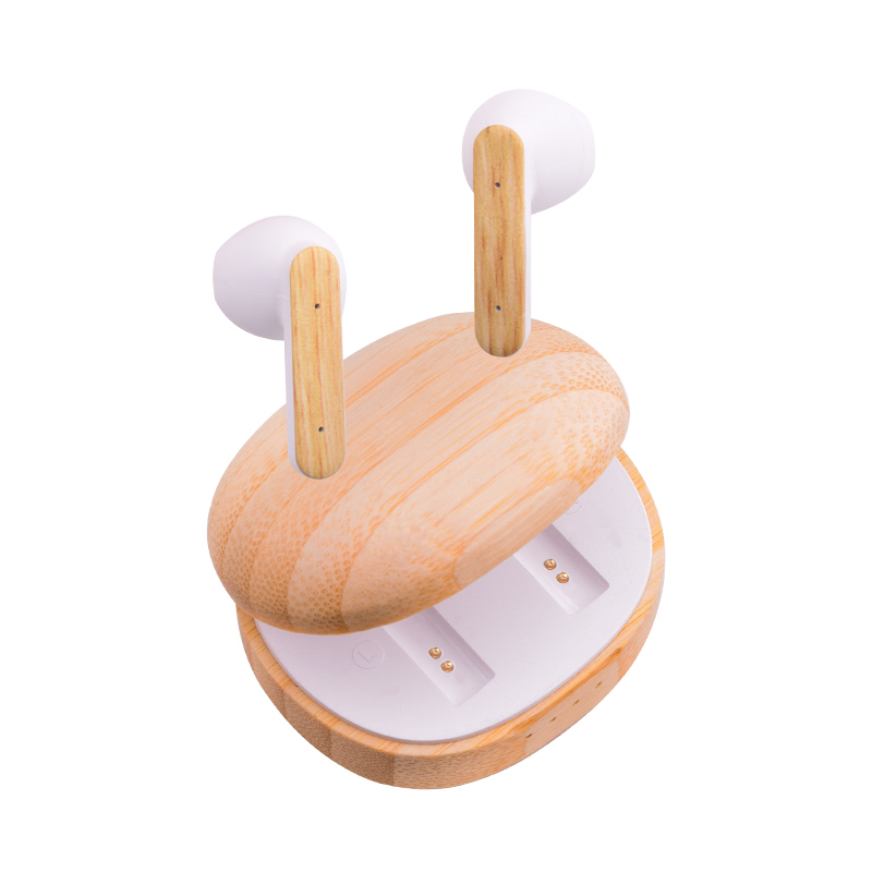 Personalized Name Wooden Tws in Ear Earphone BT5.3 Bluetooth Wireless Auriculares Sem Fio Inalambricos Eco Friendly Earbuds