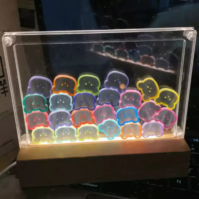 Handmade DIY Night Light Bedside Lamp Bedroom Lamp Birthday Gift for Her