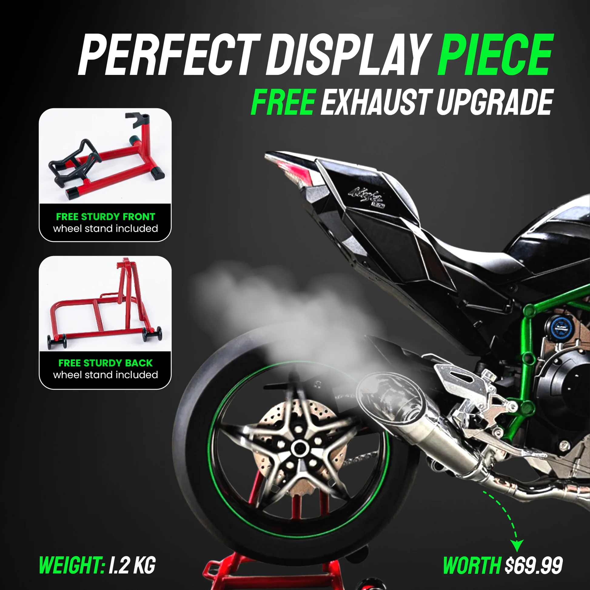 1:6 Scale Premium Die-Cast Motorcycle Model – Exquisite Sports Bike Replica